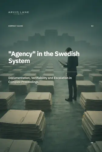 Cover of “Agency” in the Swedish System – Compact Guide 02